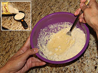 ULC Almond Flour Pancakes Recipe Step 5: Add flour